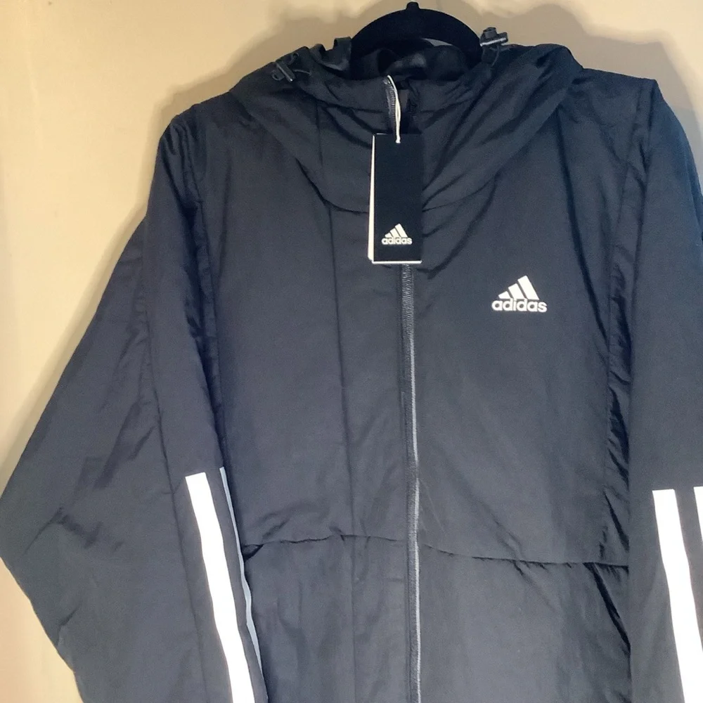 Adidas BACK TO‎ SPORT HOODED Jacket Size X-LARGE NWT